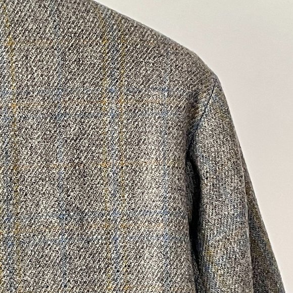 Vintage Woolrich Plaid Wool Zip Up Bomber Jacket Fleece Lined, Size S (generous) - Picture 7 of 8